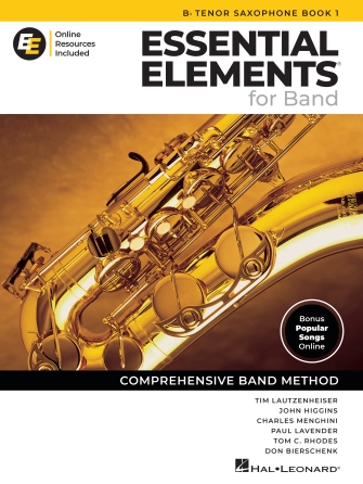 Essential Elements for Band – Bb Tenor Saxophone Book 1 with Online Resources