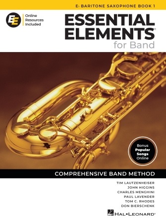 Essential Elements for Band – Eb Baritone Sax Book 1 with Online Resources