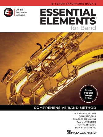 Essential Elements for Band – Bb Tenor Saxophone Book 2 with EEi