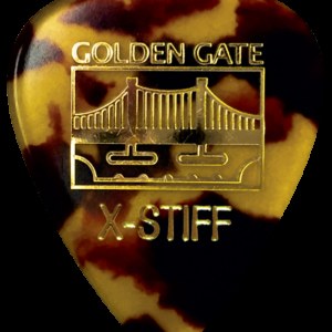 Golden Gate MP-14 Deluxe Flat Pick – Sideman – Extra Stiff – Tortoise – Dozen