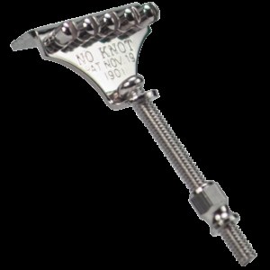 Golden Gate P-115 No-Knot Style Banjo Tailpiece – Nickel